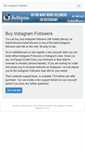 Mobile Screenshot of instafollowersnow.com